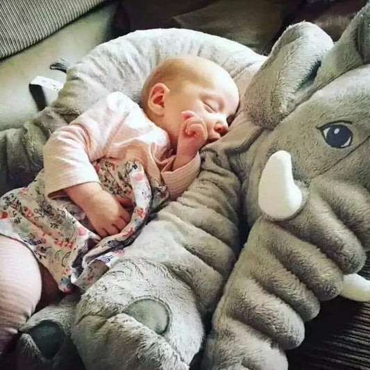 ZAVA SMART Elephant Doll Pillow Baby Comfort Sleep With