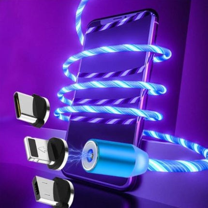 Magnetisk Dataöverföringskabel – Kompatibel med Apple, iPhone, Android & Type-C