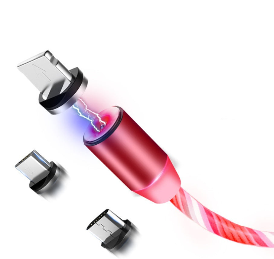 Magnetisk Dataöverföringskabel – Kompatibel med Apple, iPhone, Android & Type-C