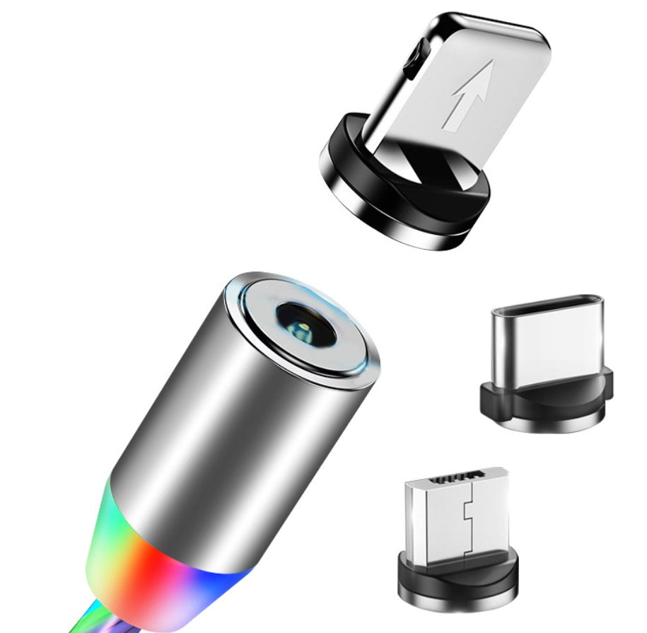 Magnetisk Dataöverföringskabel – Kompatibel med Apple, iPhone, Android & Type-C