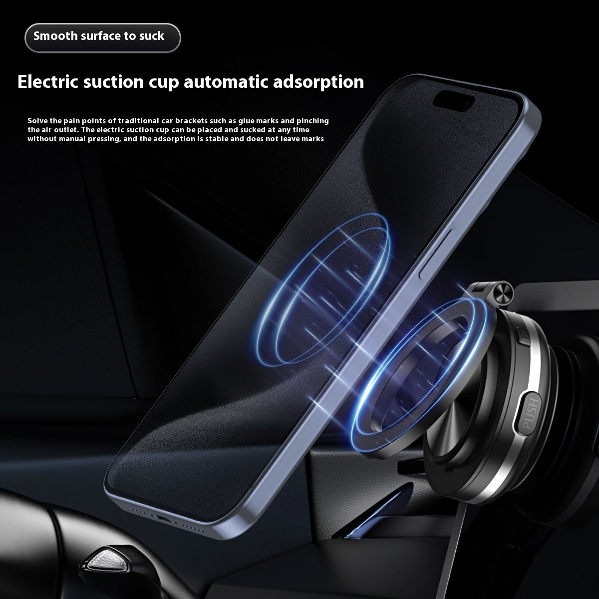 New C1 Vacuum Adsorption Car Phone Holder