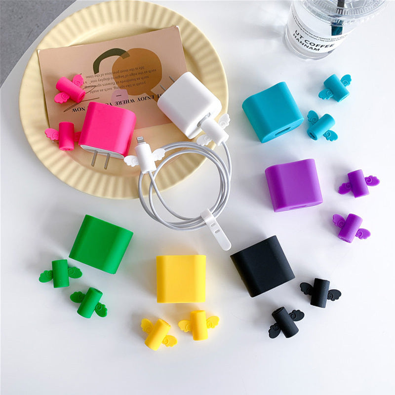 ZAVA SART Cute Cartoon Charger Silicone Protective Sleeve