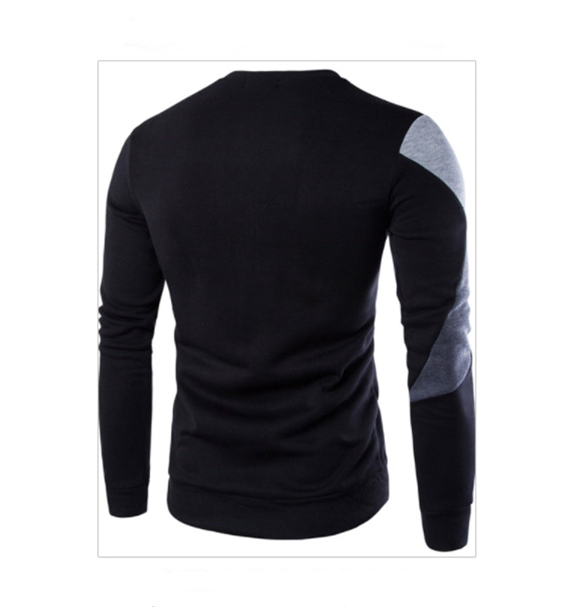 Smart Herrtröja – Slim Fit, Tryckt Design i Bomull.