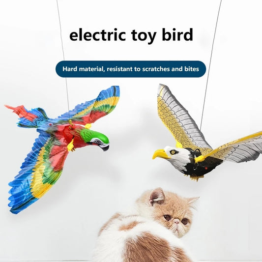 SMART SWEDEN  Simulation Bird Cat Toy – Interactive Hanging Eagle for Kittens & Pets