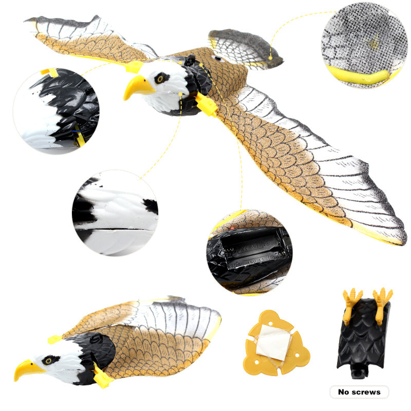 SMART SWEDEN Simulation Bird Cat Toy – Interactive Hanging Eagle for Kittens & Pets