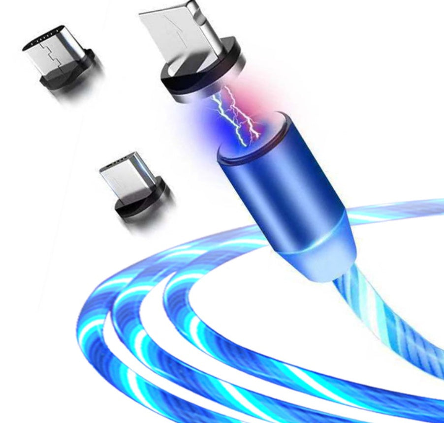 Magnetisk Dataöverföringskabel – Kompatibel med Apple, iPhone, Android & Type-C