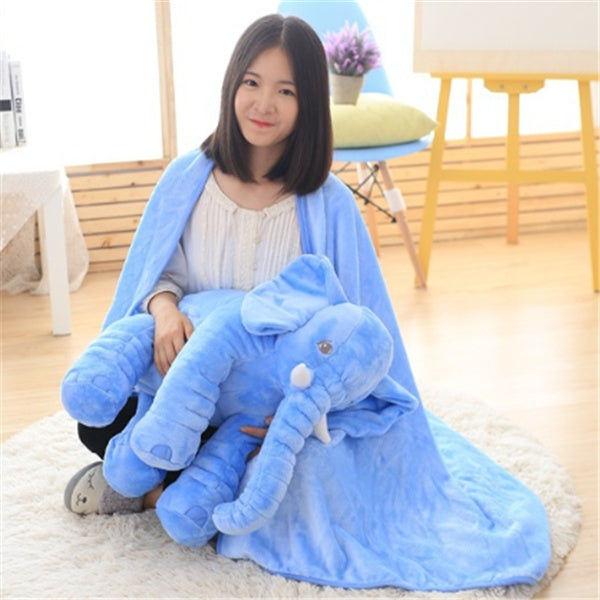 ZAVA SMART Elephant Doll Pillow Baby Comfort Sleep With