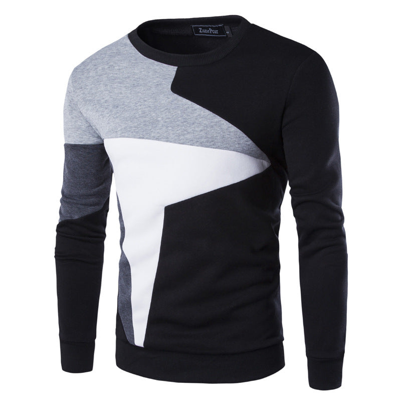 Smart Herrtröja – Slim Fit, Tryckt Design i Bomull.