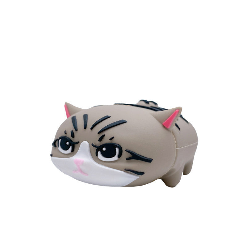 Compatible with Apple, Cat silicone earphone shell