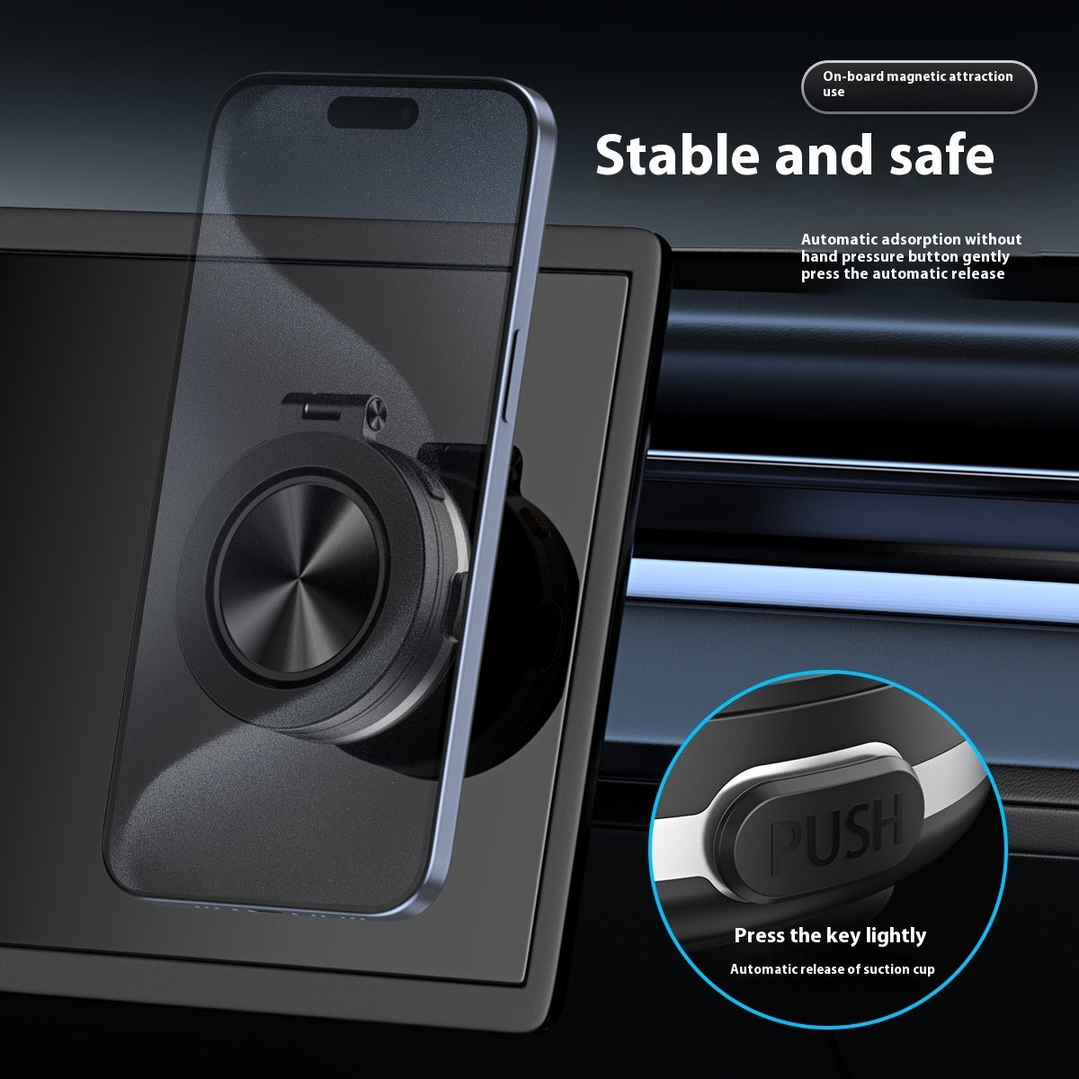 New C1 Vacuum Adsorption Car Phone Holder