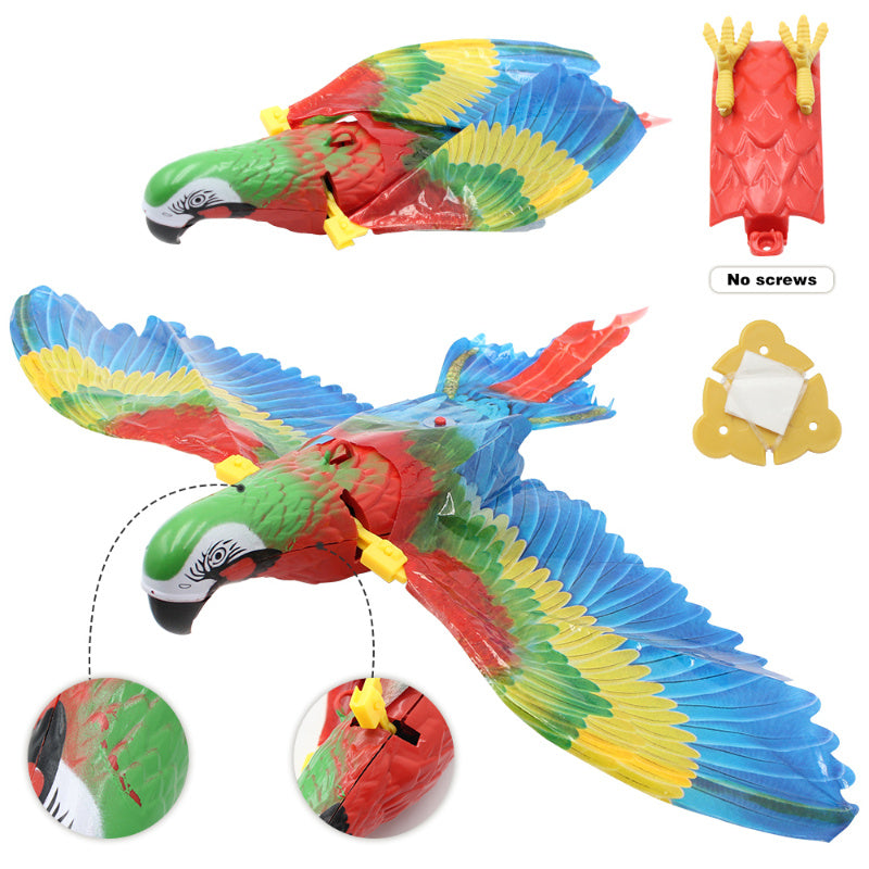 SMART SWEDEN  Simulation Bird Cat Toy – Interactive Hanging Eagle for Kittens & Pets