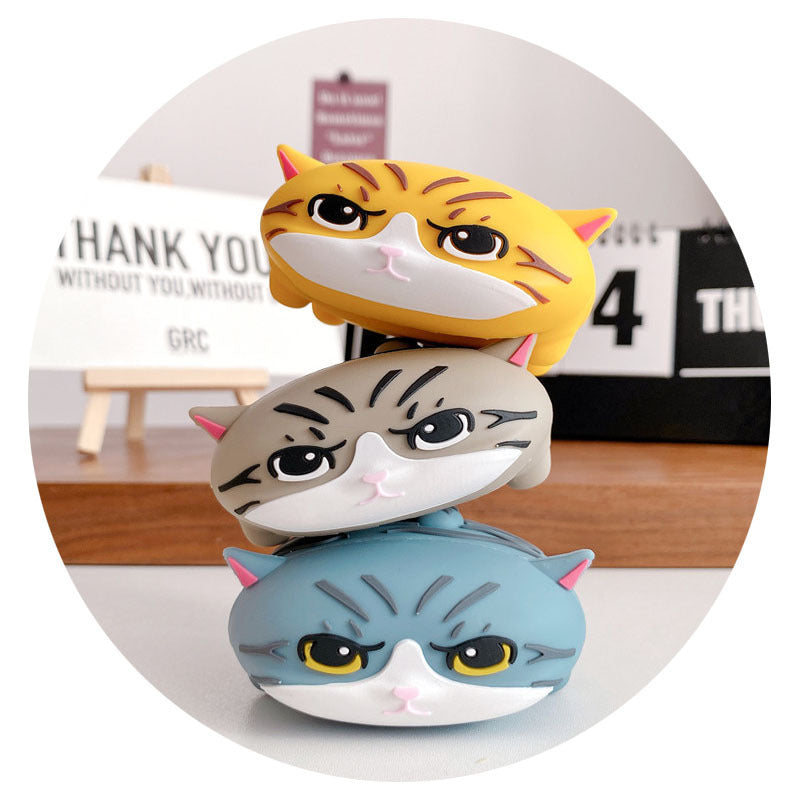 Compatible with Apple, Cat silicone earphone shell