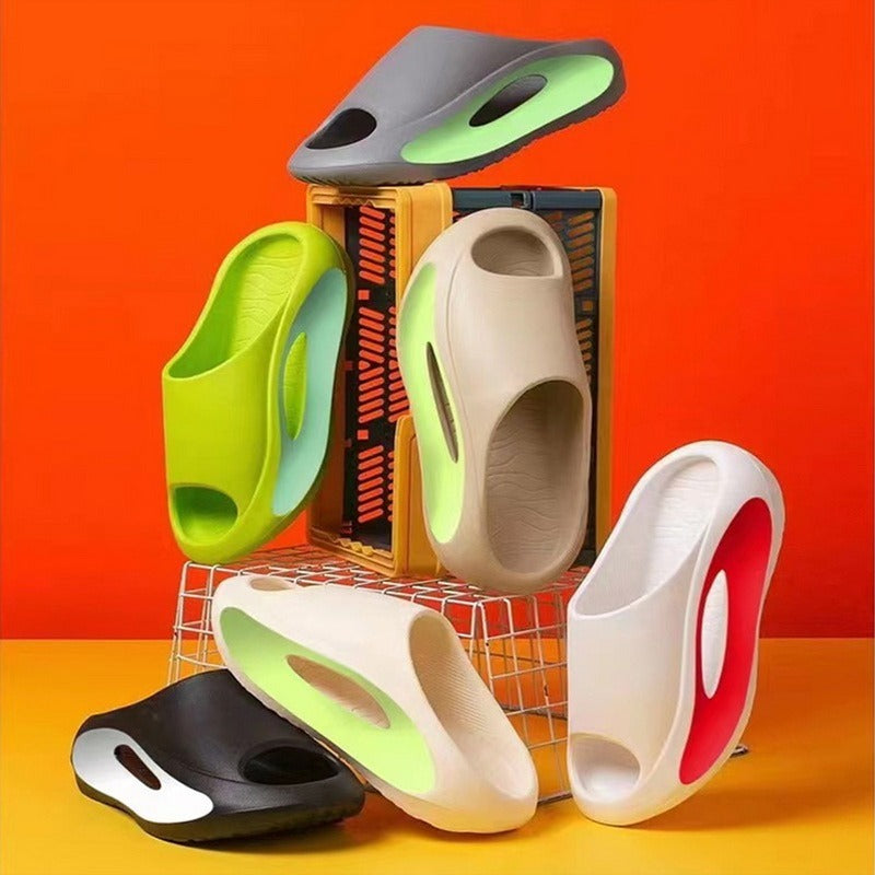 Unisex Peep Toe Slippers – Somriga Beach Skor för Herrar och Damer