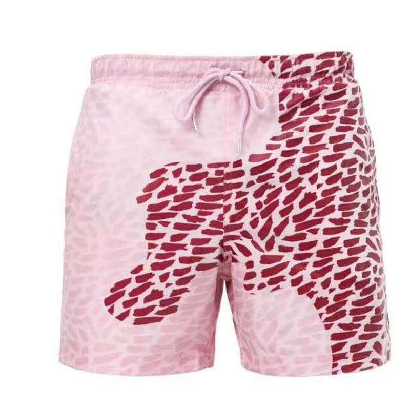 Magiska Färgskiftande Badshorts för Herrar – Snabbtorkande och Bekväma.
