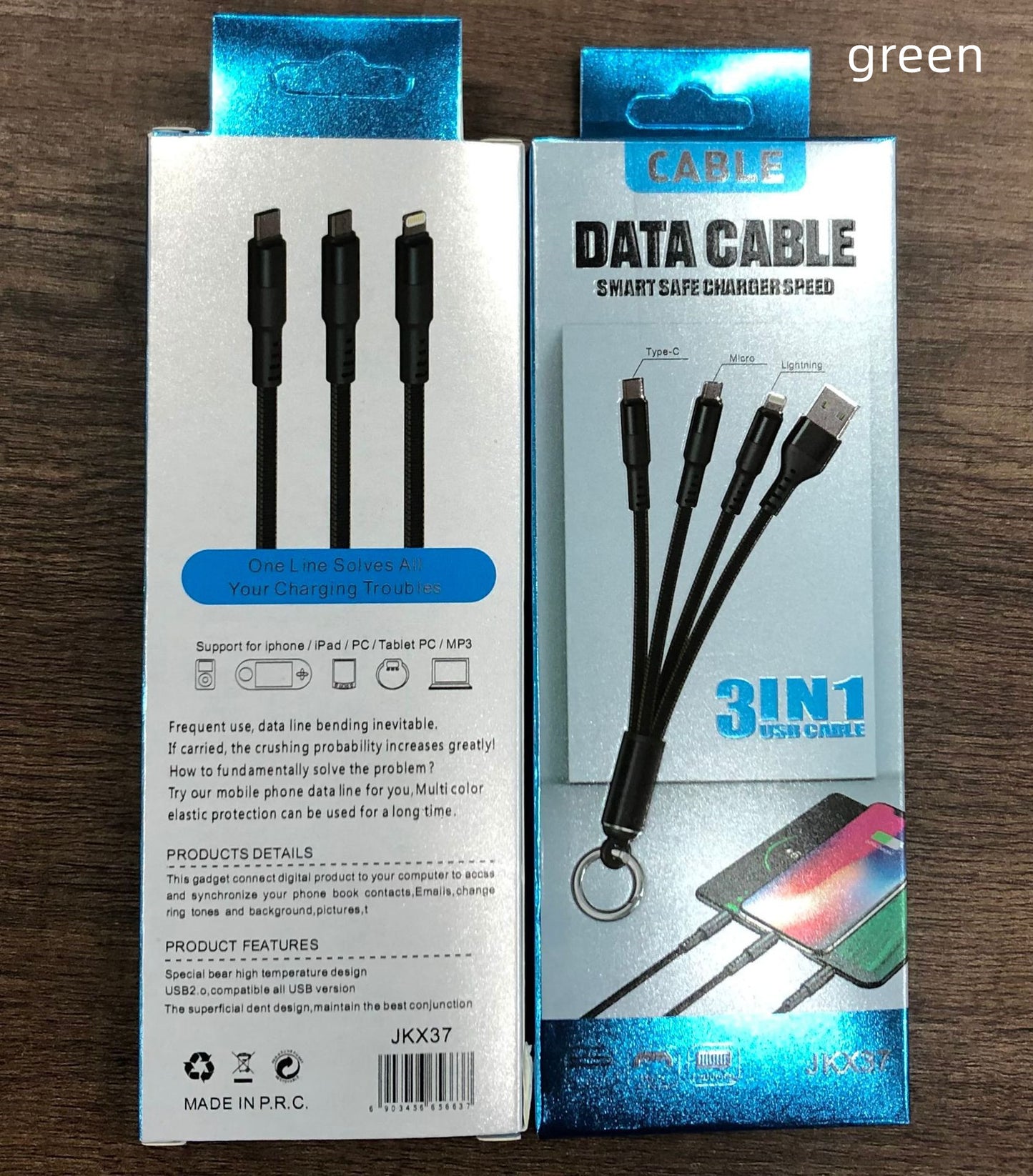 ZAVA SMART  1  Multi Charger Cable For Phone Super Fast Charging Data Cable Mobile Phone Charging Cord Kable