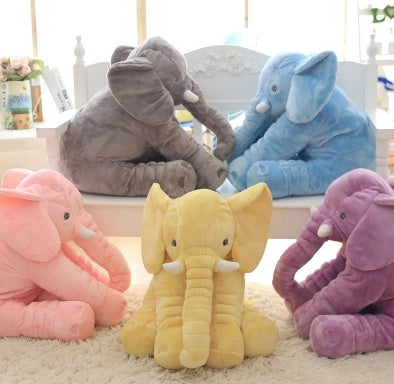 ZAVA SMART Elephant Doll Pillow Baby Comfort Sleep With