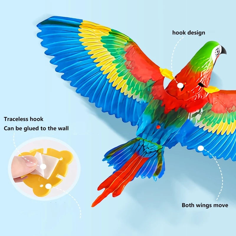 SMART SWEDEN  Simulation Bird Cat Toy – Interactive Hanging Eagle for Kittens & Pets
