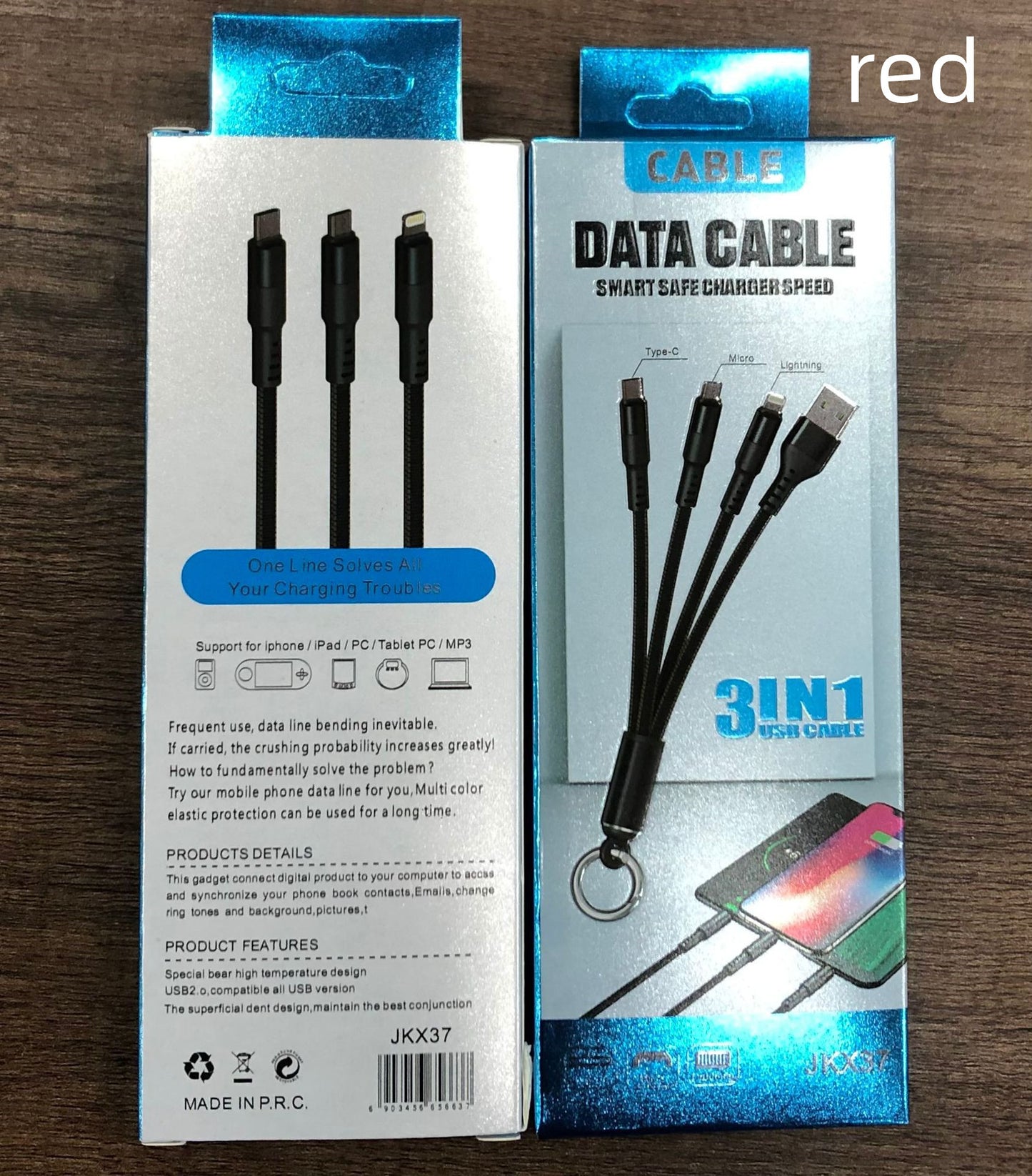 ZAVA SMART  1  Multi Charger Cable For Phone Super Fast Charging Data Cable Mobile Phone Charging Cord Kable
